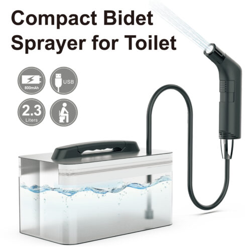 Portable Travel Bidet Electric Rechargeable Handheld Personal Bidet Sprayer for Hygiene Cleaning for Toilet