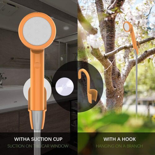 Portable Camping Shower with USB Rechargeable Battery 4400mAh Powerful Li-Ion Battery 75-100 Mins Operating Time on a 6-8 Hour Charge | Type-C Input .Charge Mode - Image 6